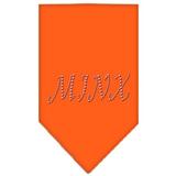 Minx Rhinestone Bandana Orange Large