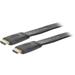 StarTech.com HDMIMM10FL 10 ft. Black Flat High Speed HDMI Cable with Ethernet Male to Male