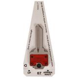 Axxess+ 88901 Weiser ColorPlus Key 67 Brass with Silver Finish Red Key Head