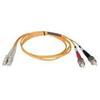 Tripp Lite N518-01M 3 ft. Fiber Optic Duplex Patch Cable Male to Male