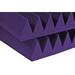 Auralex Acoustics - 2 Studiofoam Wedge 2 x 2 x 2 Acoustic Panels (12 pack) Purple