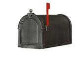 Special Lite Products Berkshire Post Mounted Mailbox Aluminum in Brown | 11.5 H x 19.75 W x 19.75 D in | Wayfair SCB-1015-ORB