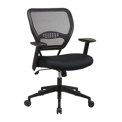 Office Star 5500 Deluxe Task Chair - Black Mesh