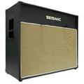 Seismic Audio 212 GUITAR SPEAKER CAB EMPTY 12 Cabinet - Vintage 2x12 Black - Luke-2x12V_BLWH