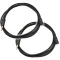 Seismic Audio SA-iMF6 (Pair) 1/8 (3.55mm) 6 Foot Extender Patch Cable