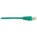Black Box CAT6PC-003-GN Black Box CAT6 Value Line Patch Cable Stranded Green 3-ft. (0.9-m) - Category 6 for Network Device - Patch Cable - 3 ft - 1 Pack - 1 x RJ-45 Male Network - 1 x RJ-45 Male
