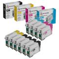 LD Remanufactured Cartridge Replacement for Epson 126 (4 Black 2 Cyan 2 Magenta 2 Yellow 10-Pack)