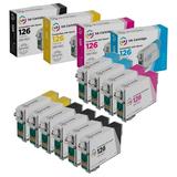 LD Remanufactured Cartridge Replacement for Epson 126 (4 Black 2 Cyan 2 Magenta 2 Yellow 10-Pack)