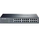 TP-Link 24 Port Gigabit Switch | Easy Smart Managed | Plug & Play | Lifetime Protection | Desktop/Rackmount | Sturdy Metal w/ Shielded Ports | Support QoS Vlan IGMP & Link Aggregation (TL-SG1024DE)