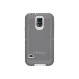 OtterBox Defender Series Samsung Galaxy S5 - Back cover for cell phone - silicone polycarbonate synthetic rubber - white gunmetal gray - for Samsung Galaxy S5