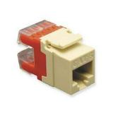 ICC Data CAT 5e HD - 1 Pack - 1 x RJ-45 Network Female - Ivory (IC1078F5IV)