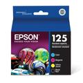EPSON 125 DURABrite Ultra Ink Black & Color Cartridge Combo Pack For Stylus NX-125 NX-127 NX-130 NX-230 NX-420 NX-530 NX-625 WorkForce WF-320 WF-323 WF-325 WF-520