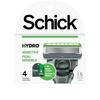 Schick Hydro 5-Blade Skin Comfort Sensitive Skin Mens Razor Blade Cartridge Refill 4 Ct Mens Razor Designed For Maximum Comfort While Shaving