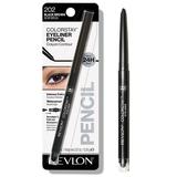 Revlon ColorStay Waterproof Eyeliner Pencil 24HR Wear Built-in Sharpener 202 Black Brown 0.01 oz