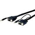 Comprehensive Pro AV/IT Series VGA w/Audio HD15 pin Plug to Plug Cable 12ft