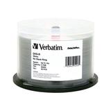 Verbatim DVD-R 4.7GB 16X DataLifePlus Shiny Silver Silk Screen Printable - 50pk SP