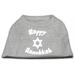 Happy Hanukkah Screen Print Shirt Grey Med (12)