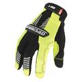 IRONCLAD IVG2-06-XXL Hi-Vis Mechanics Gloves, 2XL, Green, Padded, Ribbed Nylon/Spandex