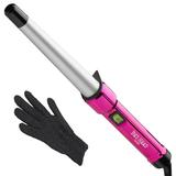 Bed Head Curlipops 1 Tapered Tourmaline + Ceramic Curling Wand Pink