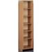 Stevens ID Systems Science 6 of Compartments Standard Bookcase Wood in Brown | 84 H x 18 W x 23 D in | Wayfair 83100 Z84-055