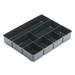 Rubbermaid 2.4"H x 15"W x 12"D Drawer Organizer in Black | 2.4 H x 15 W x 12 D in | Wayfair RUB11906ROS