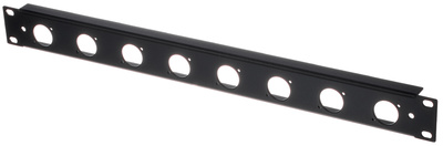 Thon Rack Panel 1U 8XLR 90°