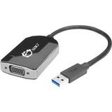 JU-VG0211-S1 9PIN TO 15PIN USB TO VGA M/F MULTI MNTR VIDEO ADAPT