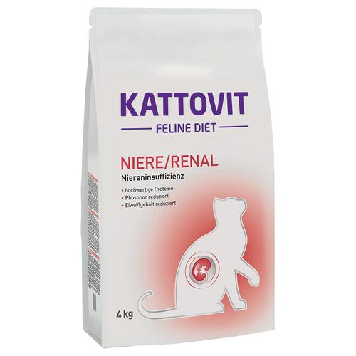 4kg Niere/Renal (Niereninsuffizienz) Kattovit Katzenfutter trocken