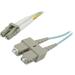 Belkin F2F402L7-01M-G 3.3 feet (1m) Patch Cable 10 Gig Aqua 50/125 LC/SC Male to Male