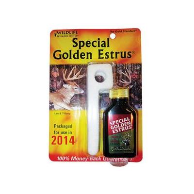 Special Golden Estrus 1 Oz. Key Wick Included Hunting Supplies