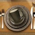 Gourmet Basics by Mikasa Metropolitan 4 Pieces Dinner Plate Ceramic/Earthenware/Stoneware in Brown/White | Wayfair 5137735