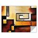 ArtWall 'Abstract Modern' by Jim Morana Graphic Art Removable Wall Decal Vinyl in Brown | 18 H x 24 W in | Wayfair 0mor101a1824p