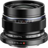 Olympus M.Zuiko Digital ED 12mm f/2 Lens (Black) V311020BU001