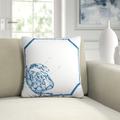 Eastern Accents Outdoor Blue Crab Throw Pillow Cover & Insert Polyester/Polyfill/Sunbrella® | 18 H x 18 W x 6 D in | Wayfair ATE-185