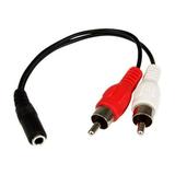 StarTech.com Model MUFMRCA 6 Stereo Audio Cable - 3.5mm Female to 2x RCA Male Female to Male