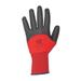 HONEYWELL NORTH NF11X/8M PVC Coated Gloves, 3/4 Dip Coverage, Red, M, PR