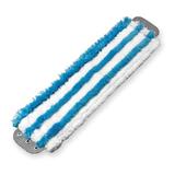 UNGER MD40B 16 in L Flat Mop Pad, 16 oz Dry Wt, Clamp On Connection, Cut-End,