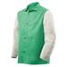 STEINER 1230-X Flame Resistant Jacket w/Leather Sleeves, Green/Gray, XL