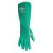 SHOWA 747-08 19" Chemical Resistant Gloves, Nitrile, 8, 1 PR