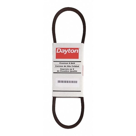 DAYTON B78 V-Belt, Power King, B78, B, Rubber, 81 in, 21/32 in Top Width