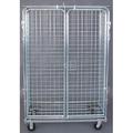 ZORO SELECT 1ECG6 Wire Security Cart with Fixed Shelves 1,800 lb Capacity, 24