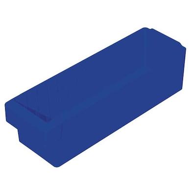 AKRO-MILS 31168BLU Drawer Storage Bin, Plastic, Blue, 4 5/8 in H, 5 5/8 in W,
