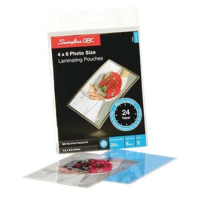 GBC 3747199CF Laminating Pouches,6-3/16x4-39/64in,PK5