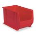 AKRO-MILS 30280RED Storage Bin, Red, Plastic, 20 in L x 12 3/8 in W x 6 in H,