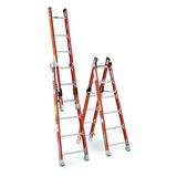 WERNER 7808 Multipurpose Ladder, Extension, Stepladder Configuration, 16 ft,