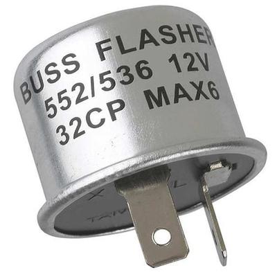 EATON BUSSMANN NO.552 Automotive Flasher,12V,Silver