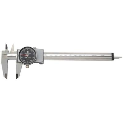 TESA BROWN & SHARPE 599-579-5 Dial Caliper,6 In,0.001 In Grad,Black
