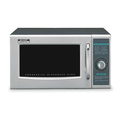 SHARP R21LCFS Microwave, Commercial, Countertop, 16 in D x 20 1/2 in W x 12 1/8