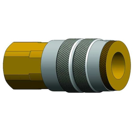 DIXON 2FF3-B Female to Industrial Coupler,(F)NPT,1/4