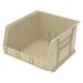 AKRO-MILS 30270STONE Hang & Stack Storage Bin, Beige, Plastic, 18 in L x 16 1/2